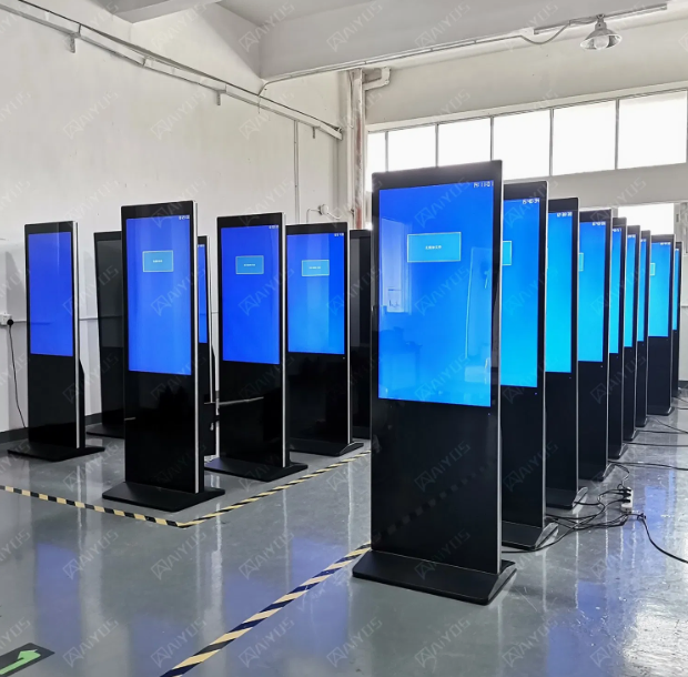 Factory Price OEM Multi Size Indoor LCD Floor Standing Touch Screen Kiosk Advertising Boards Screens Digital Sign and Displays