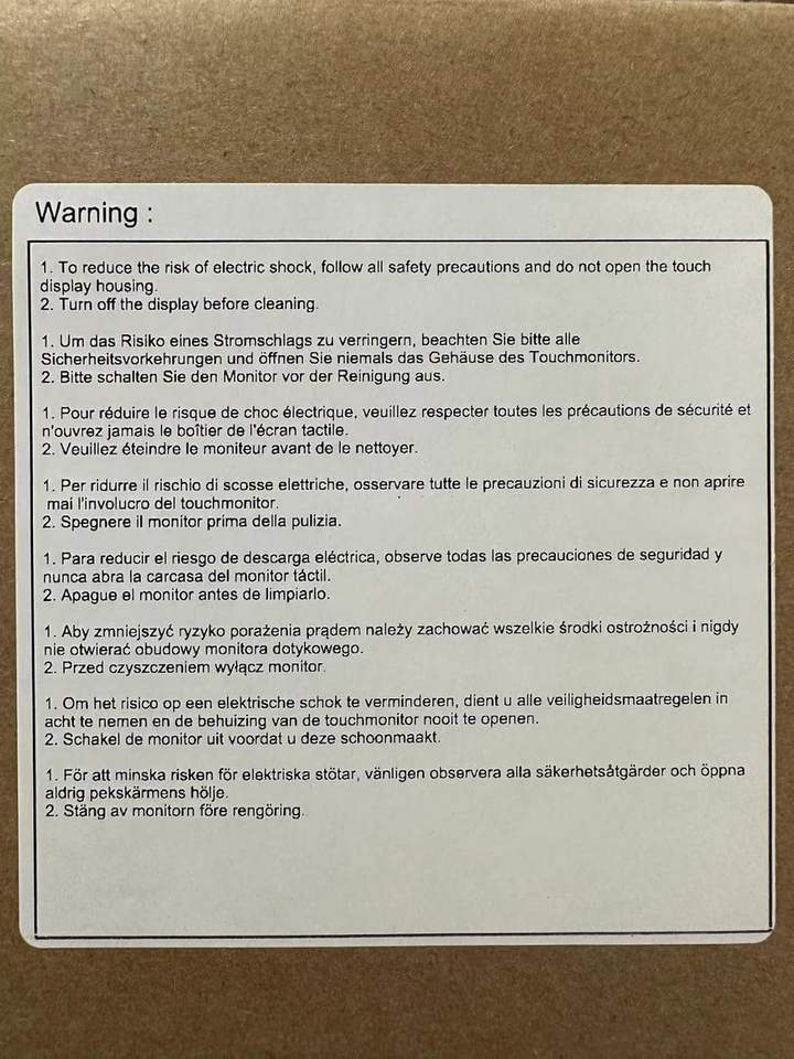 For New 13.3 Inch 10-Point Open Frame Capacitive Touch Display Industrial PCAP Touchscreen Monitor for Business Series