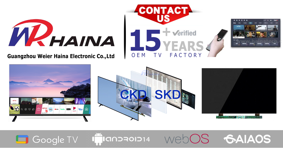 HAINA Wholesale 32 Inch Smart Led Tv Television Android Best Smart 4K Led Tv Price Top Rated 32 Smart Tv