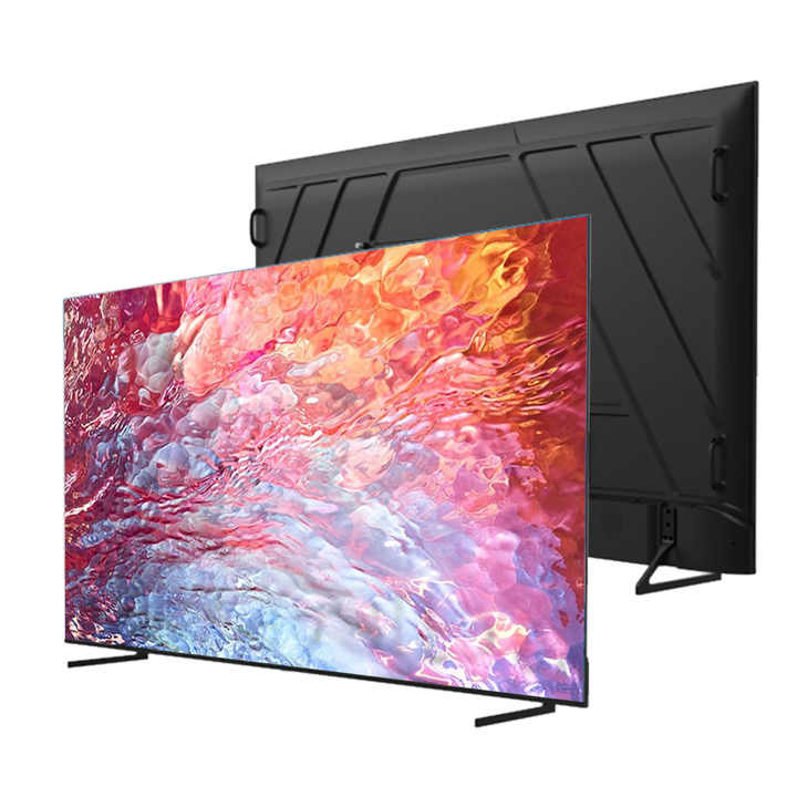 4K Android TV Flat Screen QLED 55 65 75 85 100 Inch High-Definition Smart TV Television Ultra-Thin Edge Bright in Color Qled TV