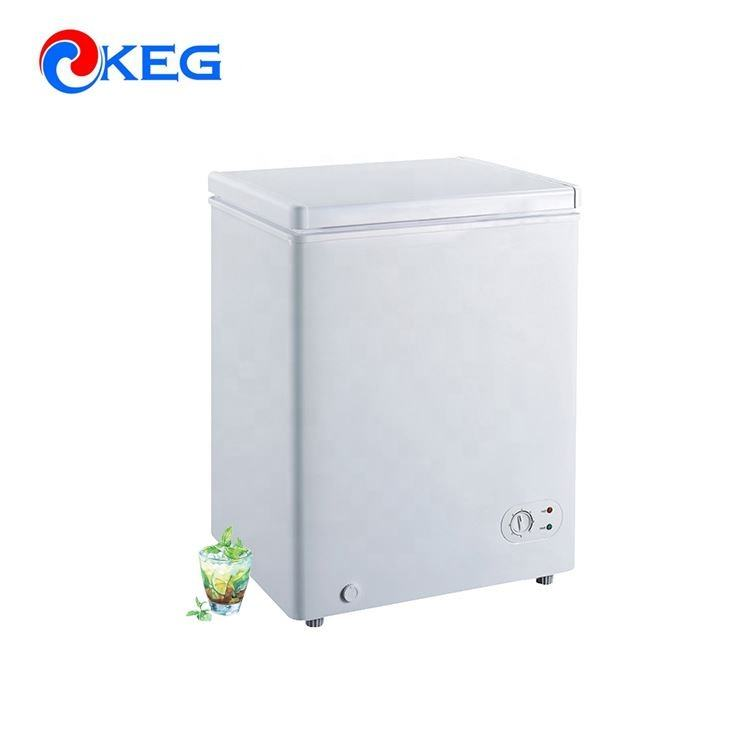 European High Quality 100 Liter Small Horizontal Deep Freezer