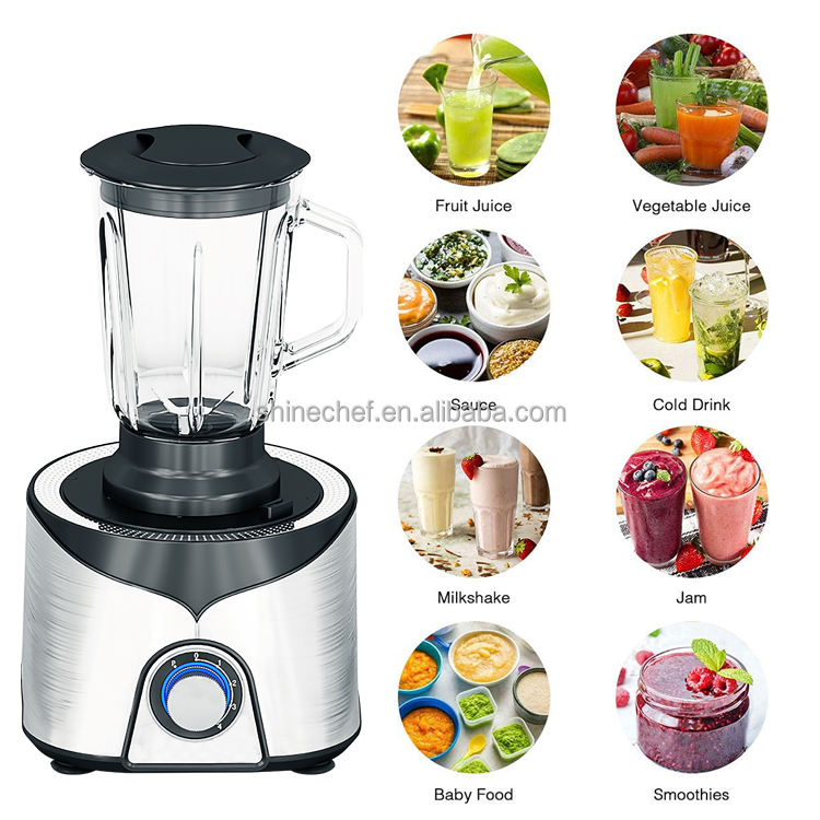 Electric Countertop Fresh Juicer Kitchen Fruit Blender Professional Smoothie Blender Maker