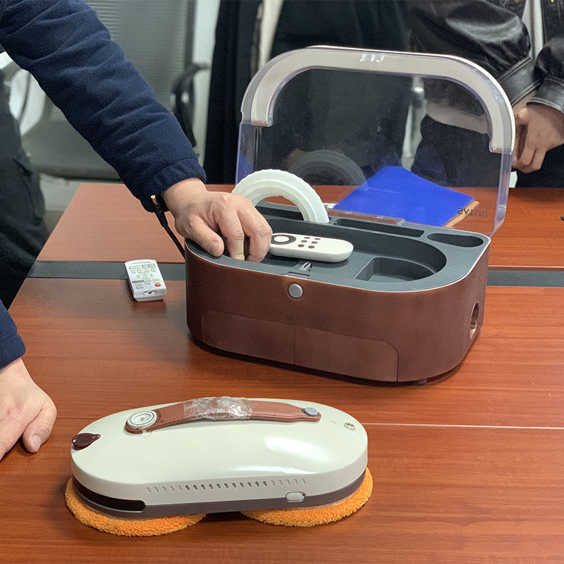 SATUO Pro High Efficient Low Power Consumption Household Deep Glass Window Cleaning Robot with Pad Cloth Brushless Motor