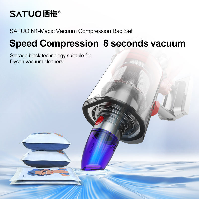 Space Saver Vacuum Compression Bag Vacuum Tip for Dysons V7 V8 V10 V11 V12&V15 Vacuum Cleaner Parts