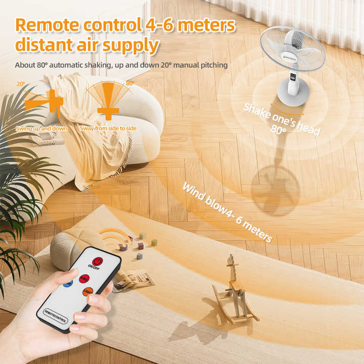 Home Appliances Portable Standing Newest Solar Fan Emergency Rechargeable Stand Fan for Home