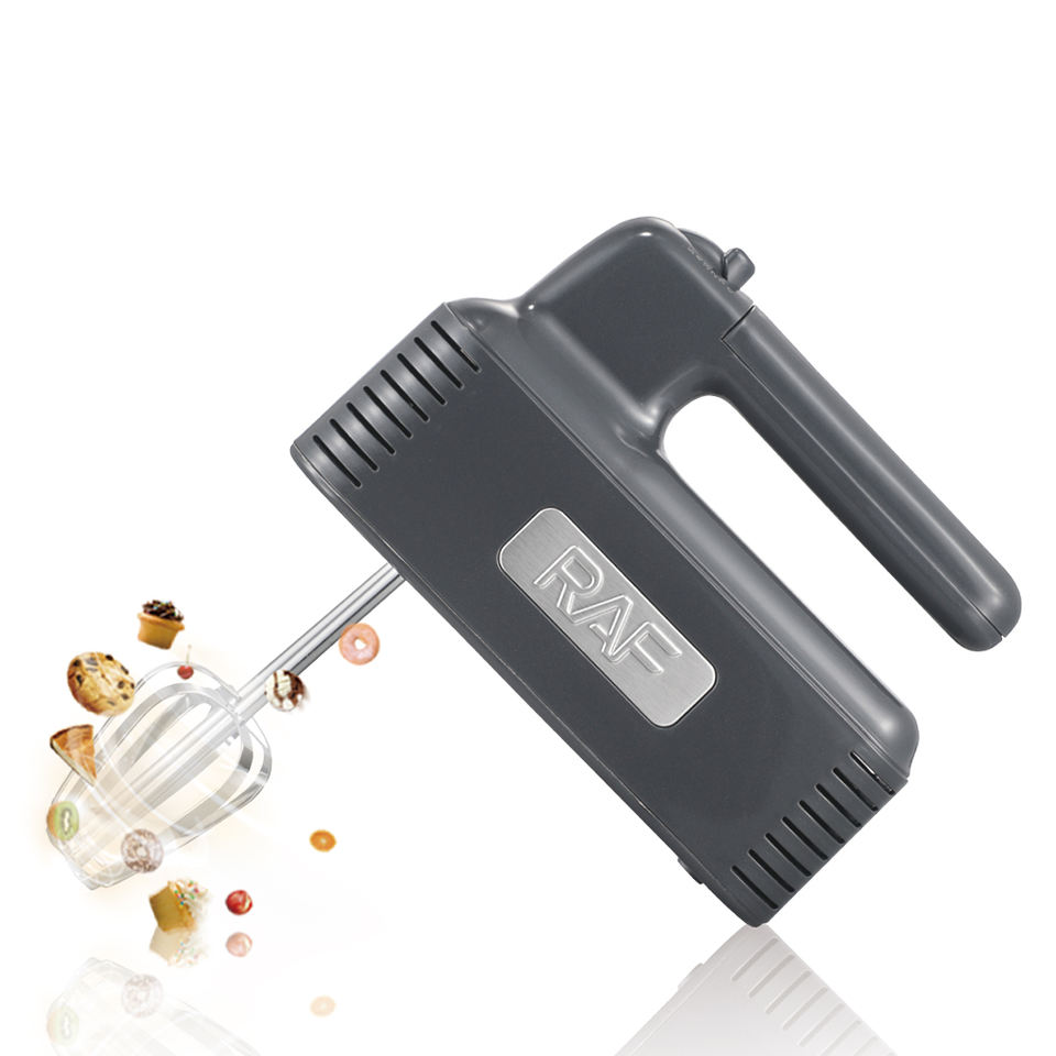 RAF R.6703 Factory Direct Sales Electric Mixer with 5 Speed Settings Operate Smoothly Hand Mixer for Baking Blending or Cooking