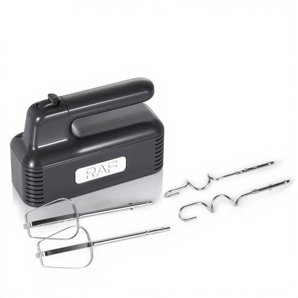 RAF R.6703 Factory Direct Sales Electric Mixer with 5 Speed Settings Operate Smoothly Hand Mixer for Baking Blending or Cooking