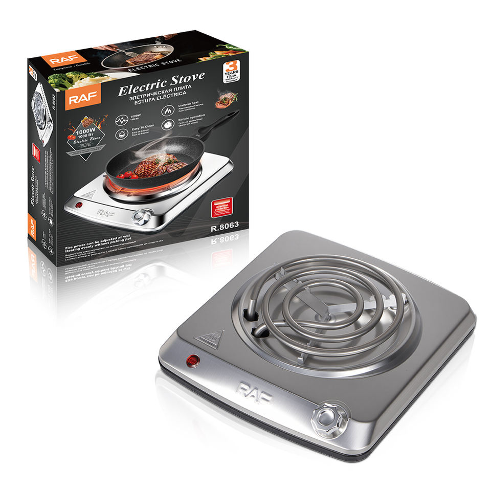 RAF R.8063 New Product Cooking Portable Easy to Clean Stainless Steel Stove Home Kitchen Electric Stove