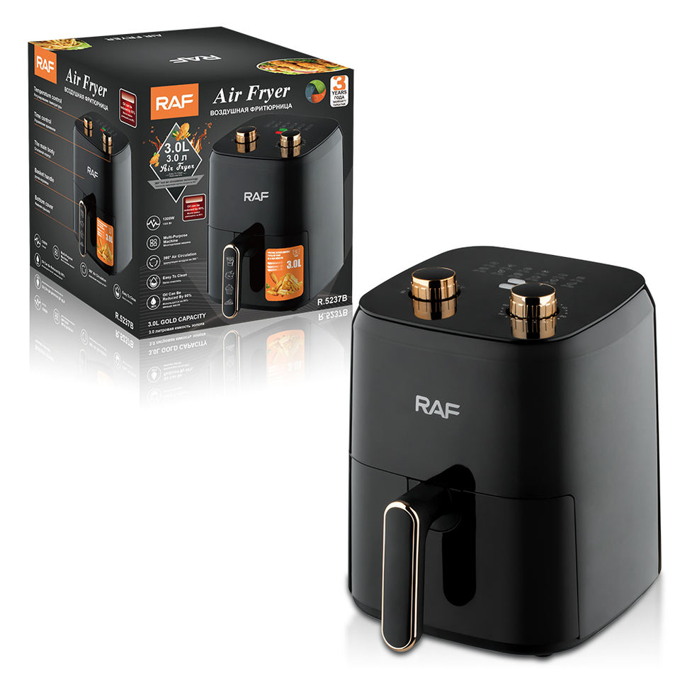 RAF R.5237 Hot Sale Air Circulation Easy to Clean Operation Simple New Air Fryer for Household