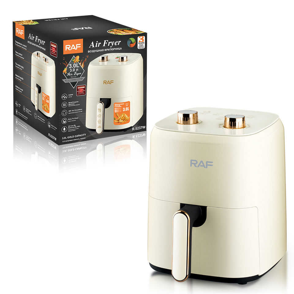 RAF R.5237 Hot Sale Air Circulation Easy to Clean Operation Simple New Air Fryer for Household