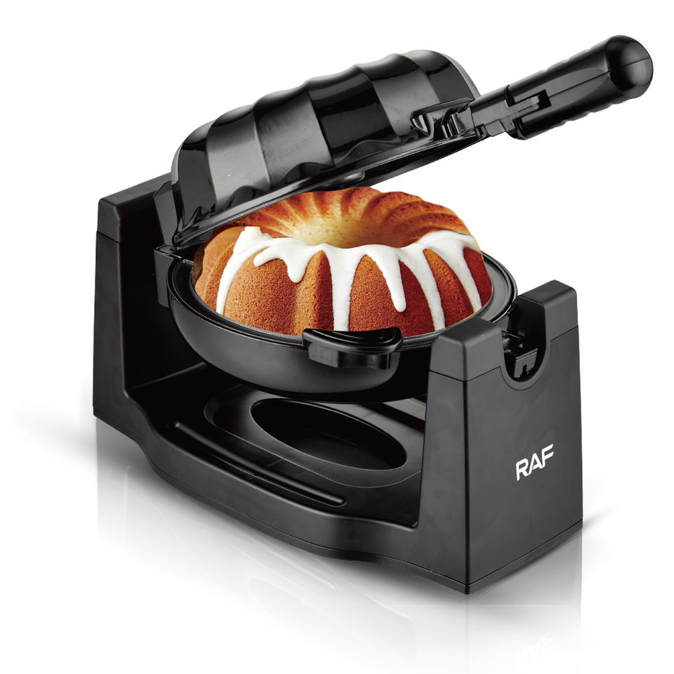 Electric Rotating Lava Cake Maker Waffle Maker with Rotated Feature
