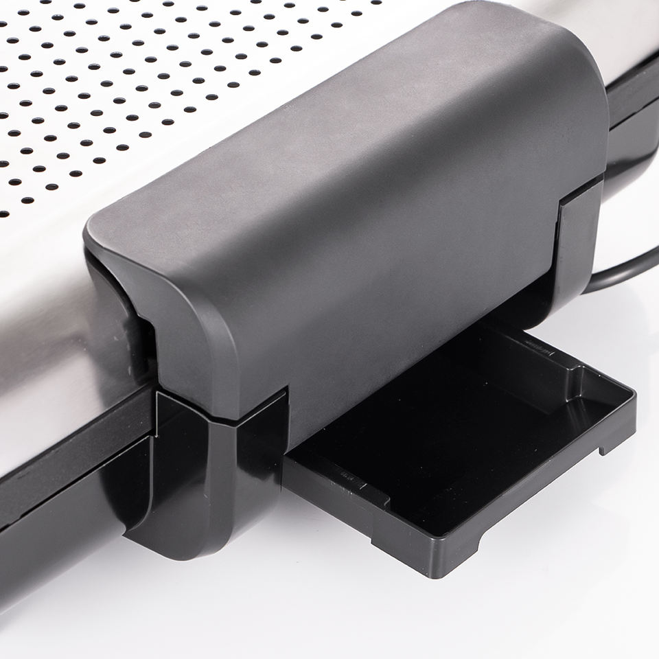 RAF R.2603 New Design Dual Side Heating with Removable Splatter Lid Non Stick Surface Steak Maker for Efficient Grilling