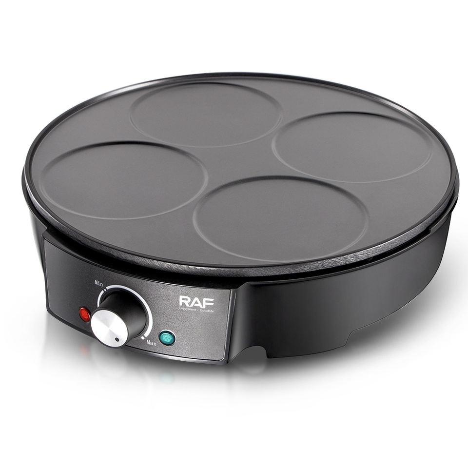 RAF Non-stick Coating Multifunction Breakfast Maker Adjustable Temperature Electric Griddle Pancake Machine for Household