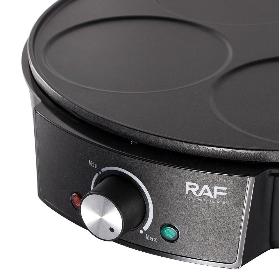 RAF Non-stick Coating Multifunction Breakfast Maker Adjustable Temperature Electric Griddle Pancake Machine for Household