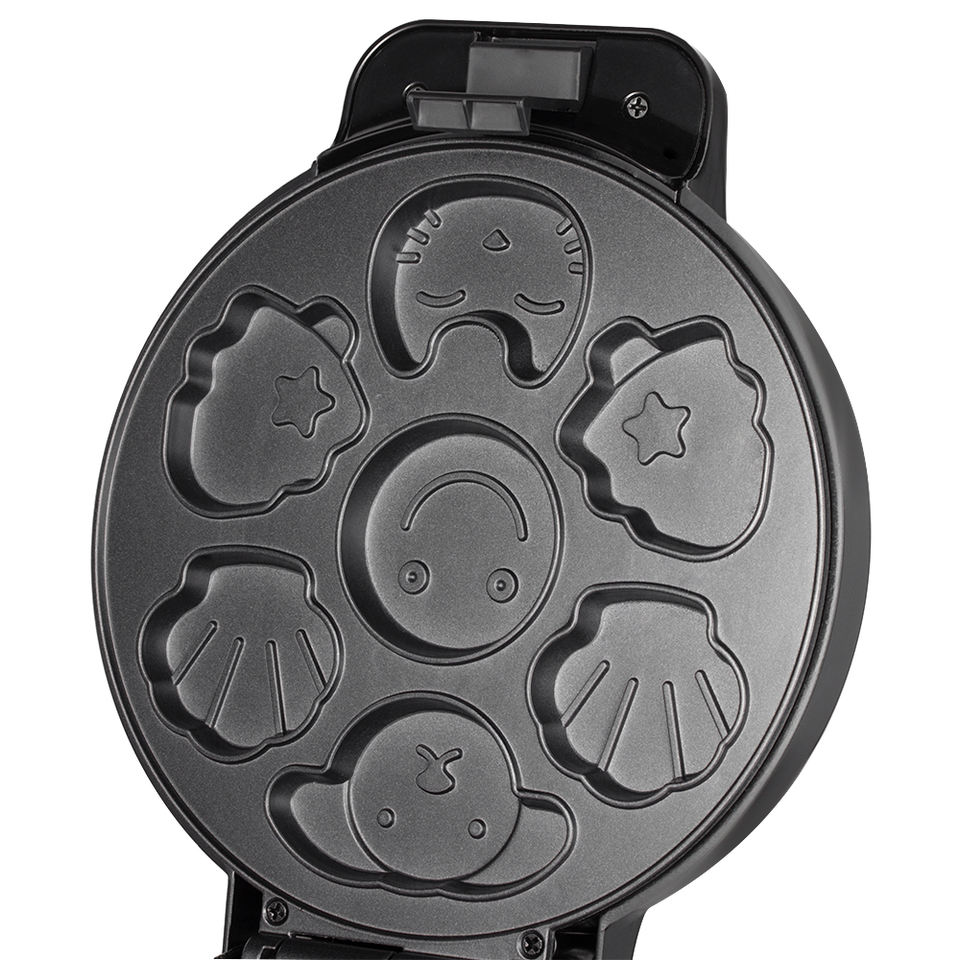 Hot Sales Pan Cake Maker 1000w Double Sided Heating Non Stick Coating Easy to Clean Unifotm Heat RAF