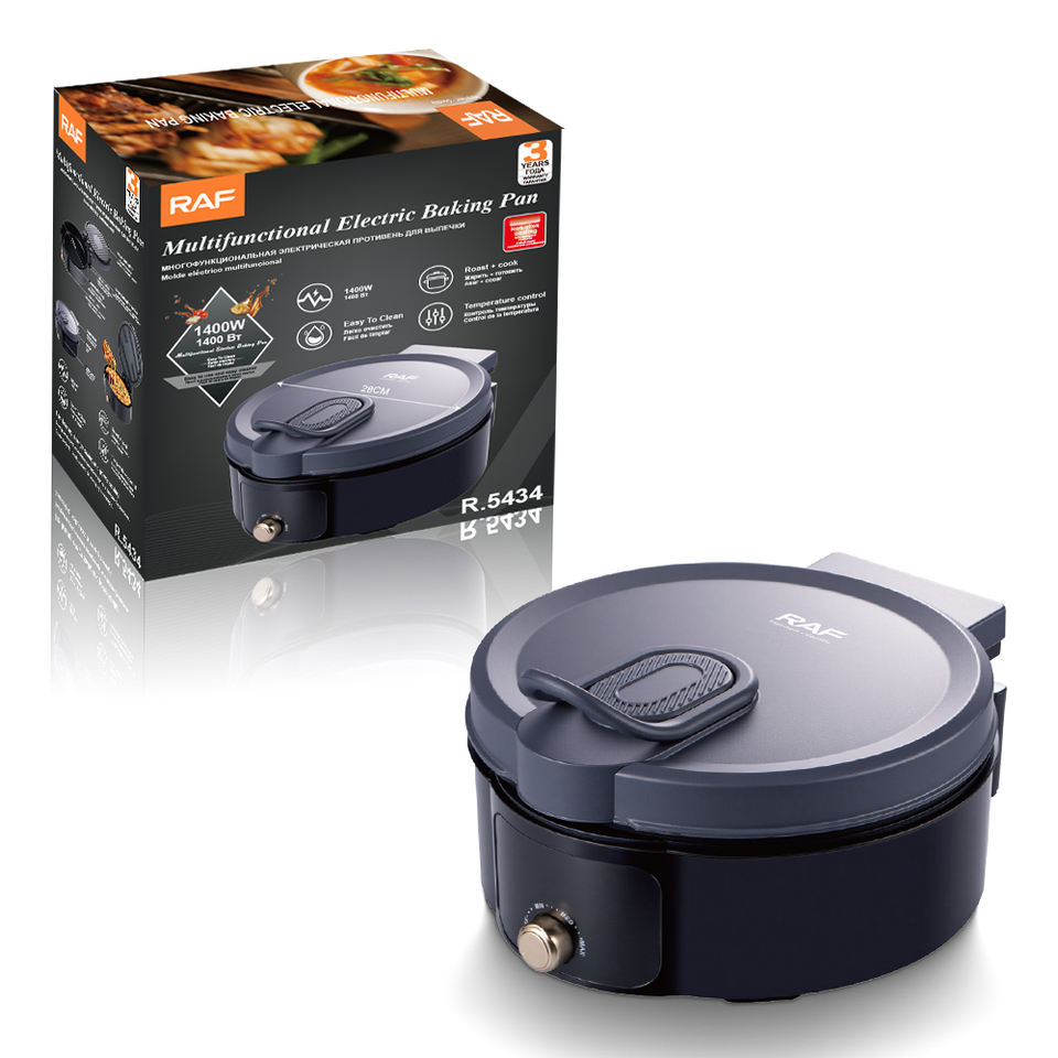 RAF R.5434 New Design Breakfast Machine Roast and Cook Multi-functional Electric Baking Pan for Home Kitchen