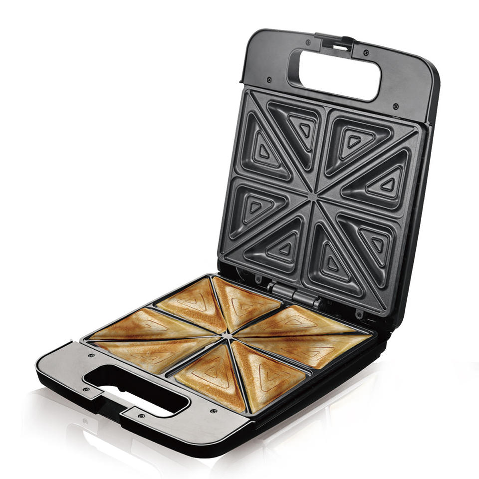 Household Double-Sided Waffle Maker & Sandwich Maker with Thawing Function Cool Touch Easy Clean Features