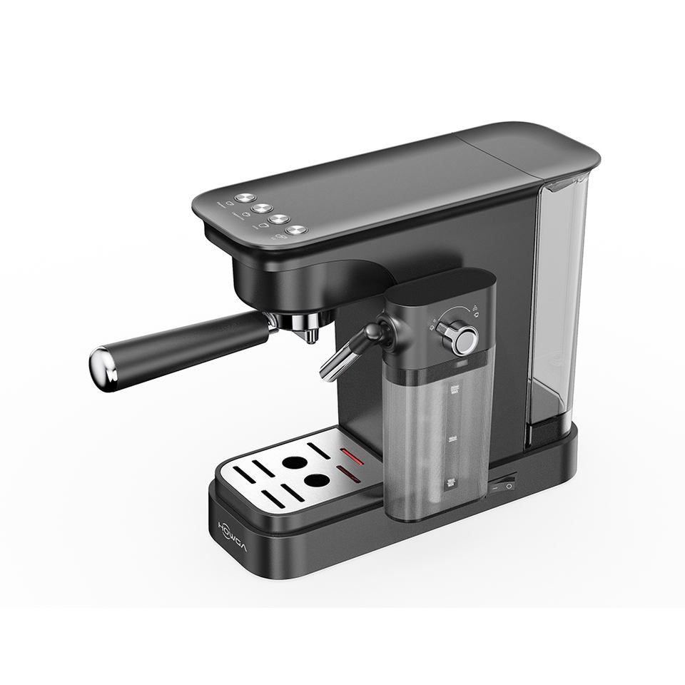 Manufacturer Semi-automatic Self Cleaning 20 BAR Electric Portable Espresso Coffee Maker with Automatic Milk Frothing System