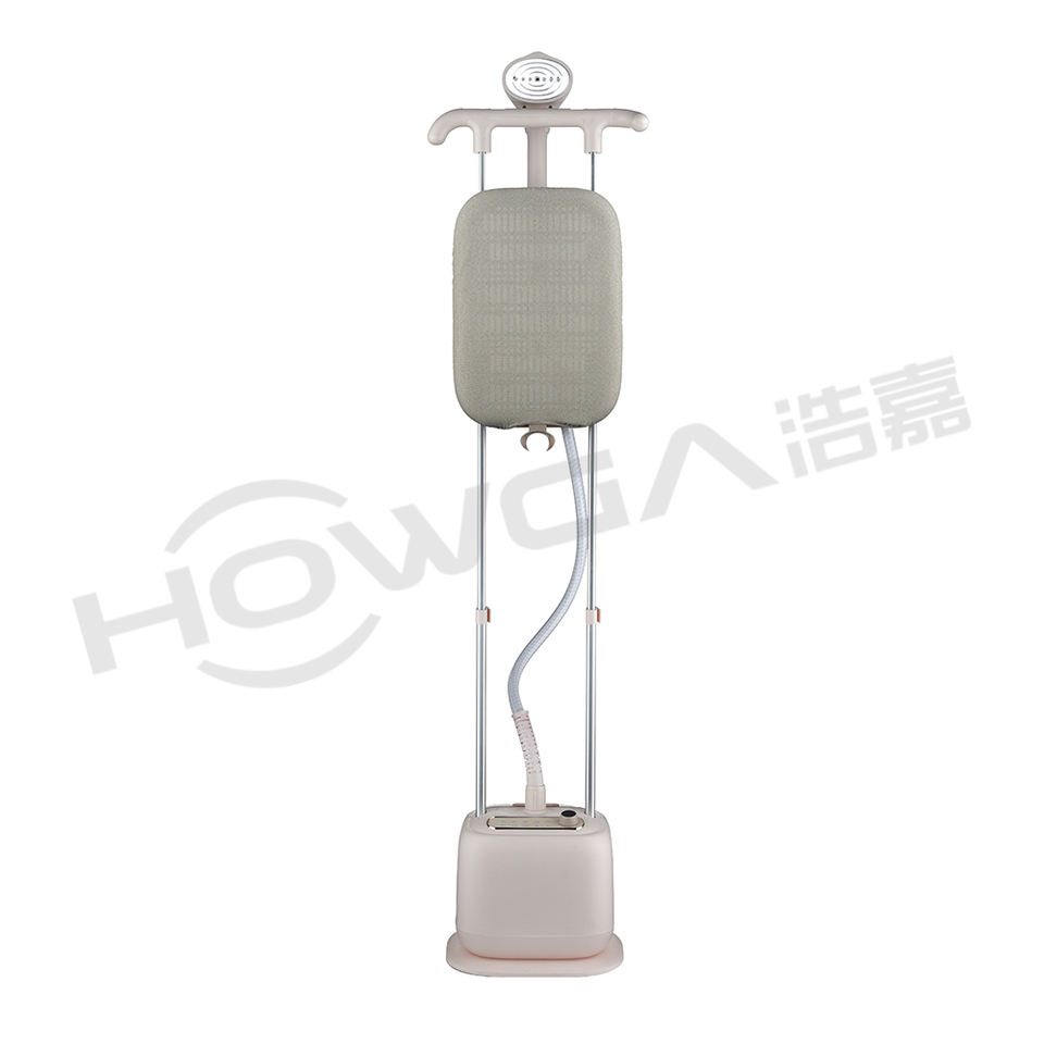 10 Adjustable Levels Vertical Steam Iron Stand Double Supporting Poles Upright Ironing Garment Steamer with Continous Steam