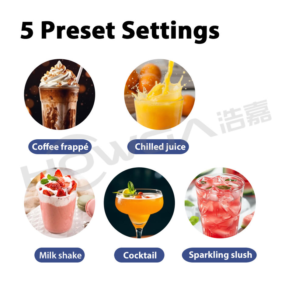 Home Use Dual Vessels Slush Chilled Juice Machine Ice Coffee Drinks Slush Milkshake Making Machine
