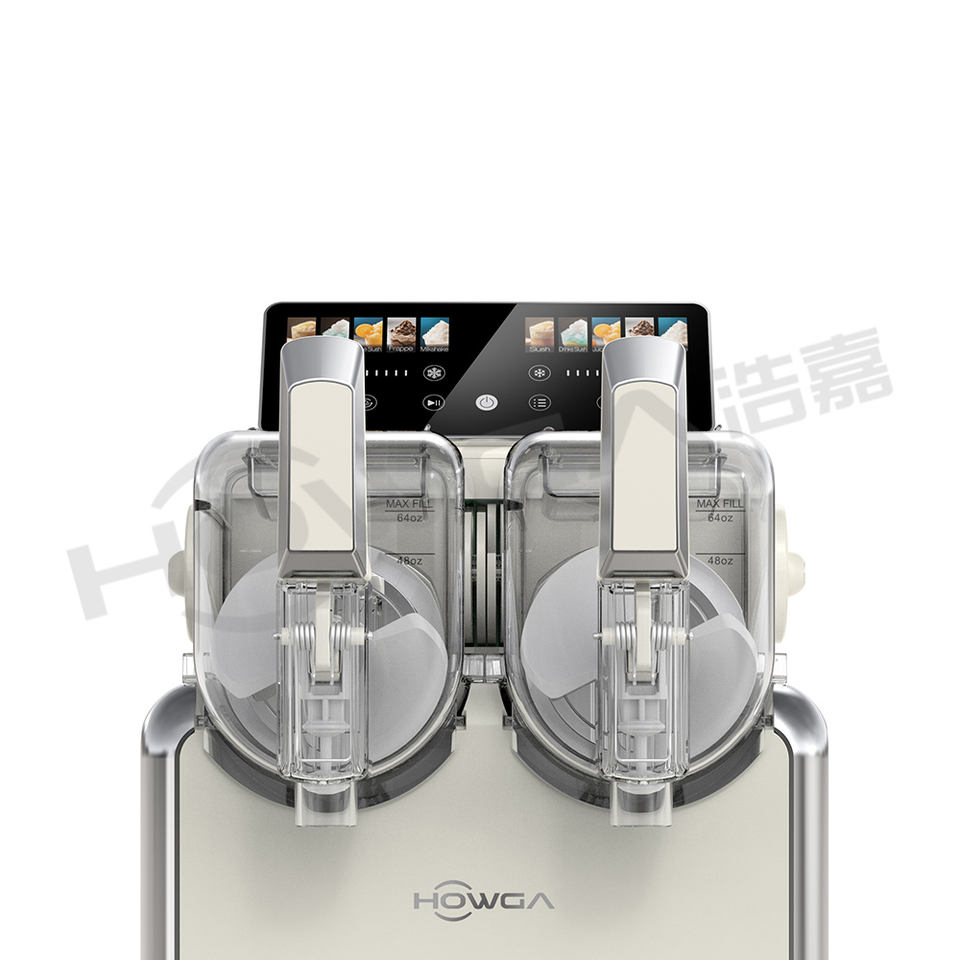 Home Use Dual Vessels Slush Chilled Juice Machine Ice Coffee Drinks Slush Milkshake Making Machine