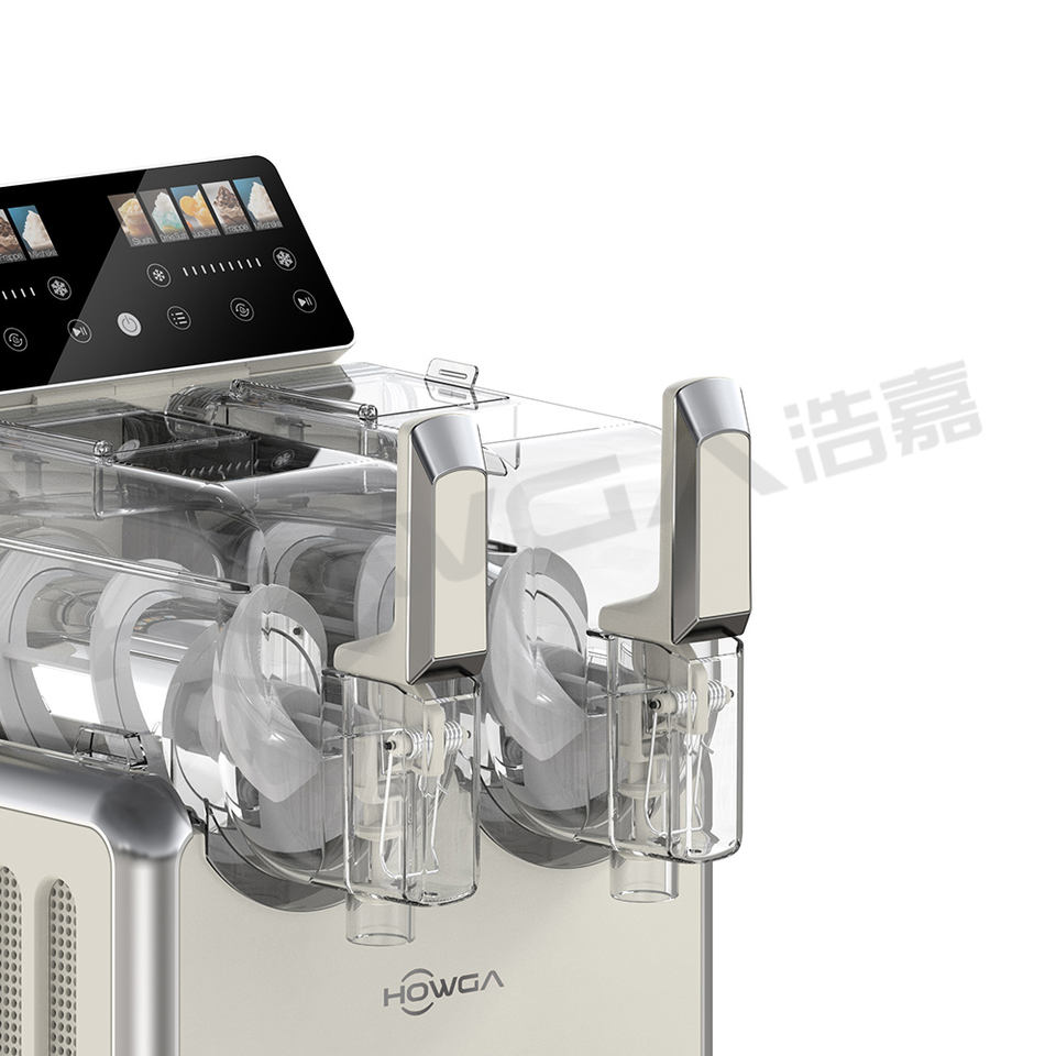 Home Use Dual Vessels Slush Chilled Juice Machine Ice Coffee Drinks Slush Milkshake Making Machine