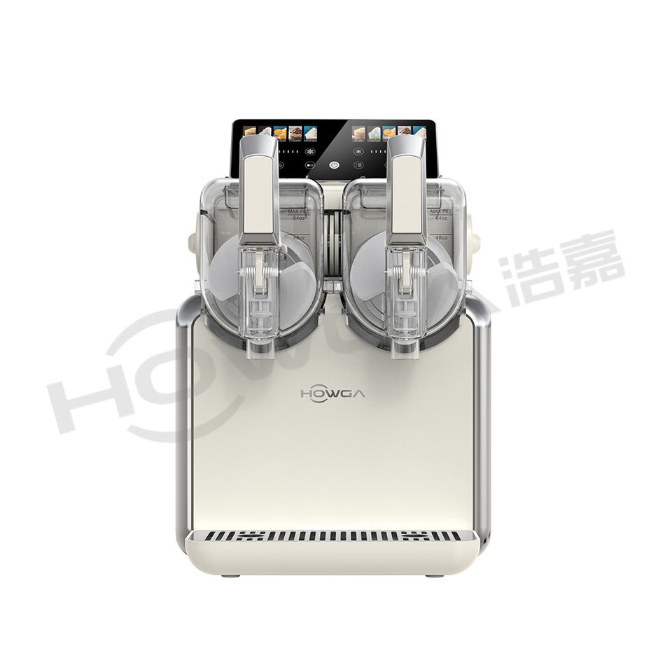 Home Use Dual Vessels Slush Chilled Juice Machine Ice Coffee Drinks Slush Milkshake Making Machine