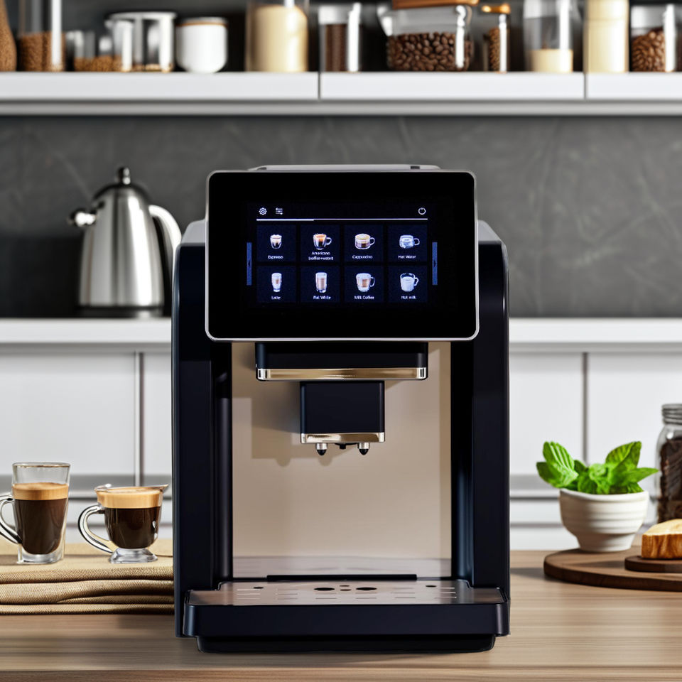 CE CB 7" Touch Screen Cafetera De Expreso Profesional Electric Smart Coffee Machine Fully Automatic Commercial Coffee Espresso