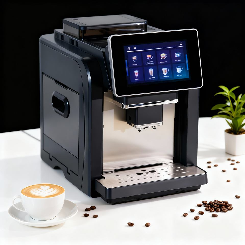CE CB 7" Touch Screen Cafetera De Expreso Profesional Electric Smart Coffee Machine Fully Automatic Commercial Coffee Espresso