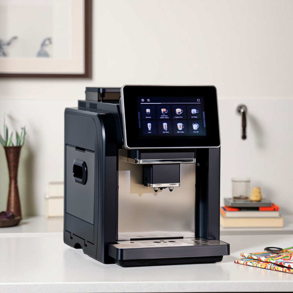 CE CB 7" Touch Screen Cafetera De Expreso Profesional Electric Smart Coffee Machine Fully Automatic Commercial Coffee Espresso