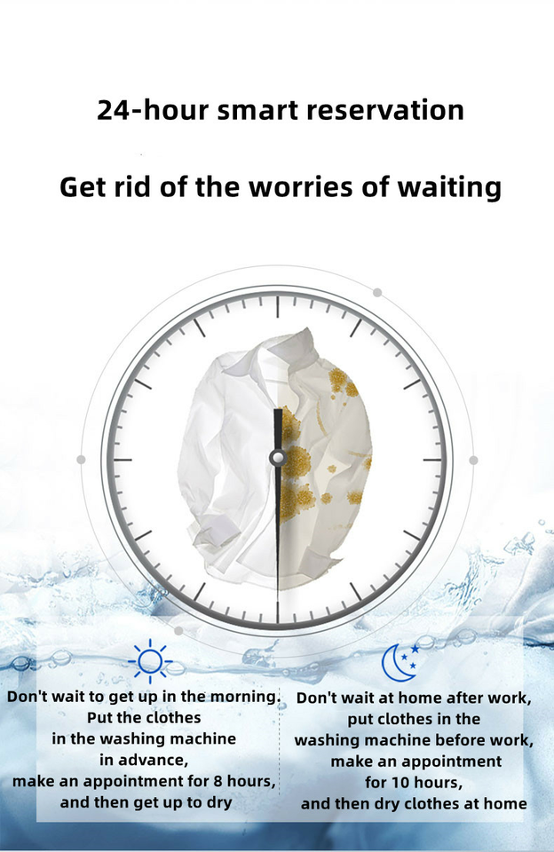 Professional Smart Automatic Touch Control Washer Small Portable Carpet Clothes All-In-One Washing Machine With Dry