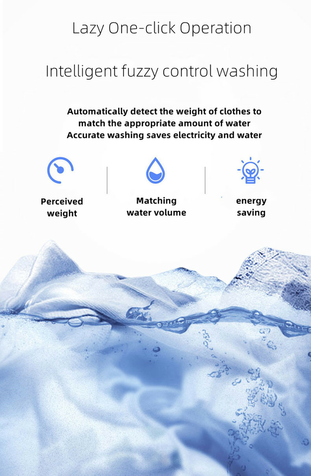 Professional Smart Automatic Touch Control Washer Small Portable Carpet Clothes All-In-One Washing Machine With Dry