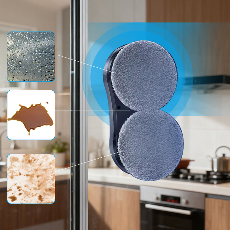 Smart Glass Window Cleaner Cleaning Automatic Electric Window Cleaning Robot Double Water Spray Glass Cleaning Machine