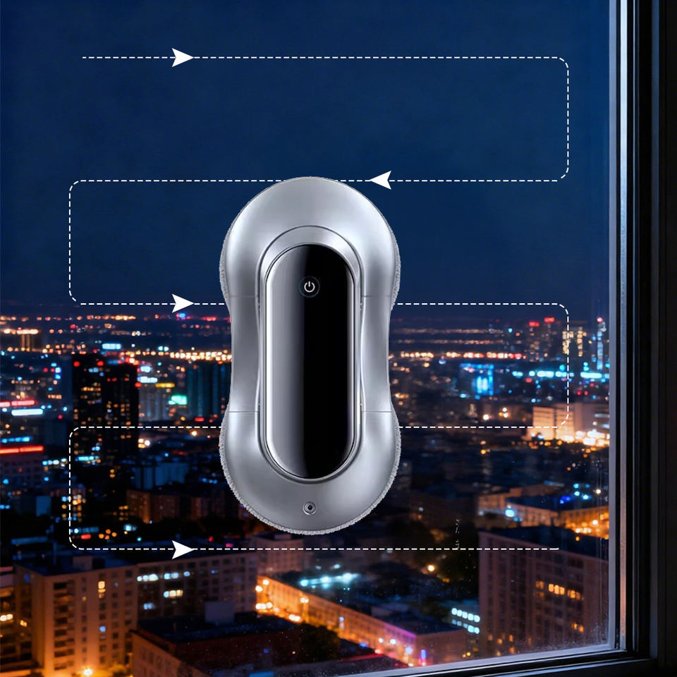 Smart Glass Window Cleaner Cleaning Automatic Electric Window Cleaning Robot Double Water Spray Glass Cleaning Machine