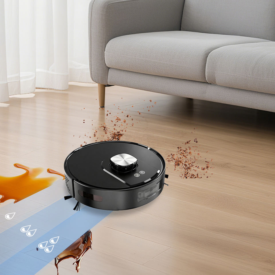 Automatic Intelligent RechargingNavigation Driving Intelligent Robot Vacuum Cleaner with Self-Emptying Dustbin Remote Control