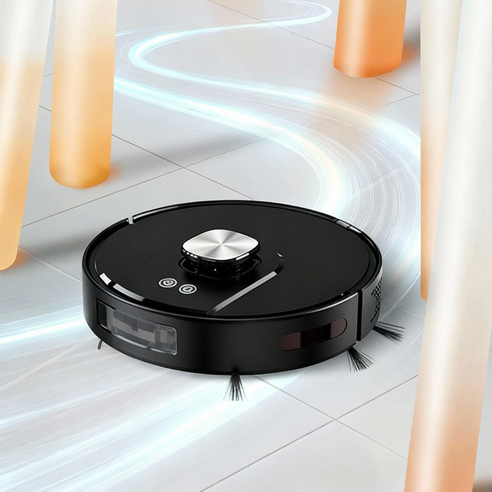 Automatic Intelligent RechargingNavigation Driving Intelligent Robot Vacuum Cleaner with Self-Emptying Dustbin Remote Control