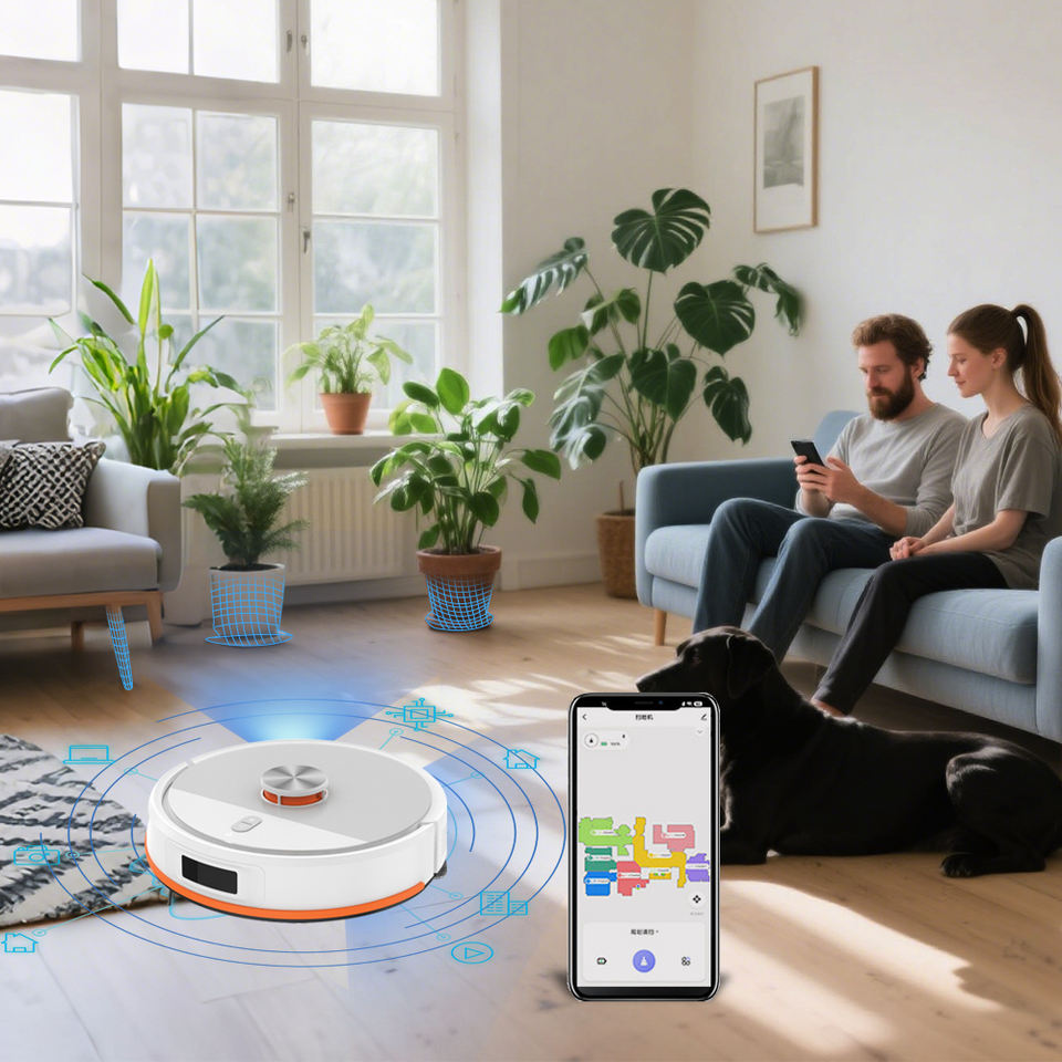 Wifi Tuya APP Floor Cleaning Robot With Self-Emptying Dustbin Mopping LDS Laser Smart Robot Vacuum Cleaner