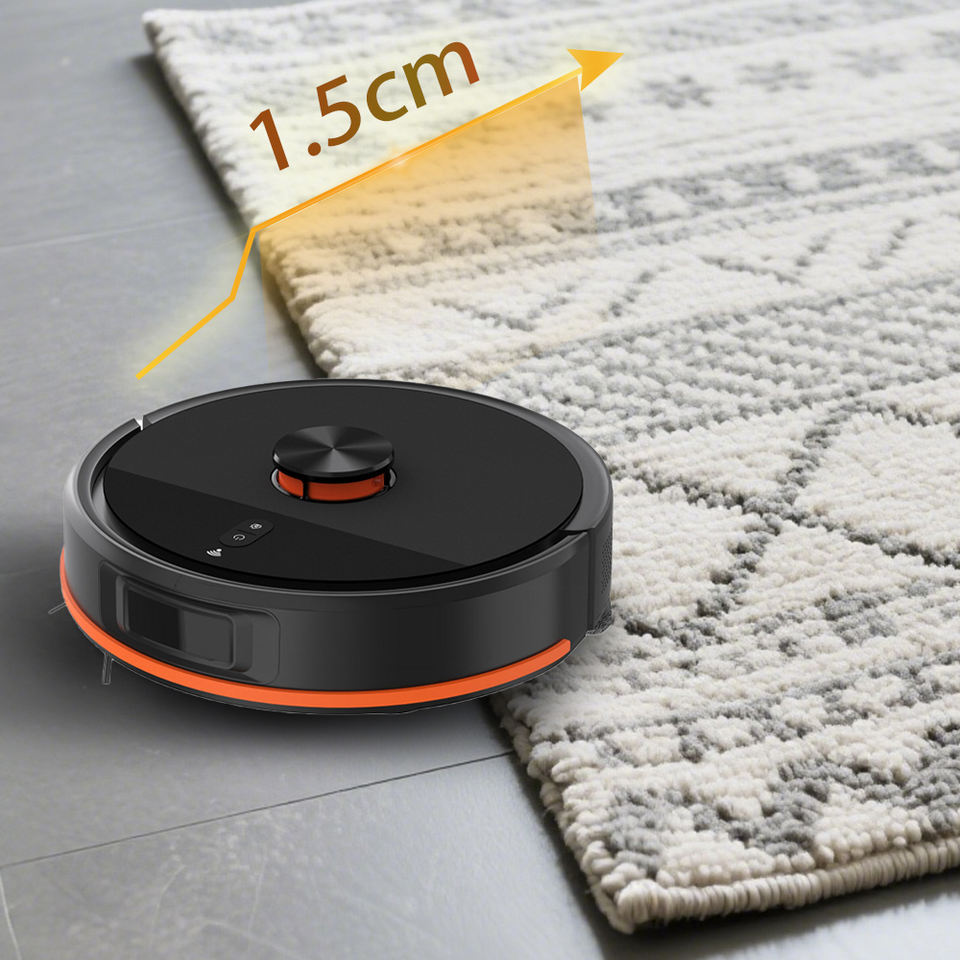 Wifi Tuya APP Floor Cleaning Robot With Self-Emptying Dustbin Mopping LDS Laser Smart Robot Vacuum Cleaner