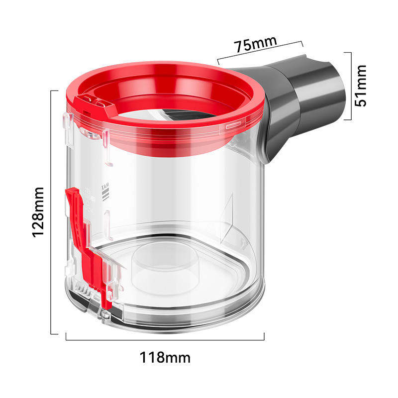 Dust Cup Replacement Fit for Dysons V7/V8/V10/V15 Vacuum Cleaner Spare Parts Dust Bin Accessories