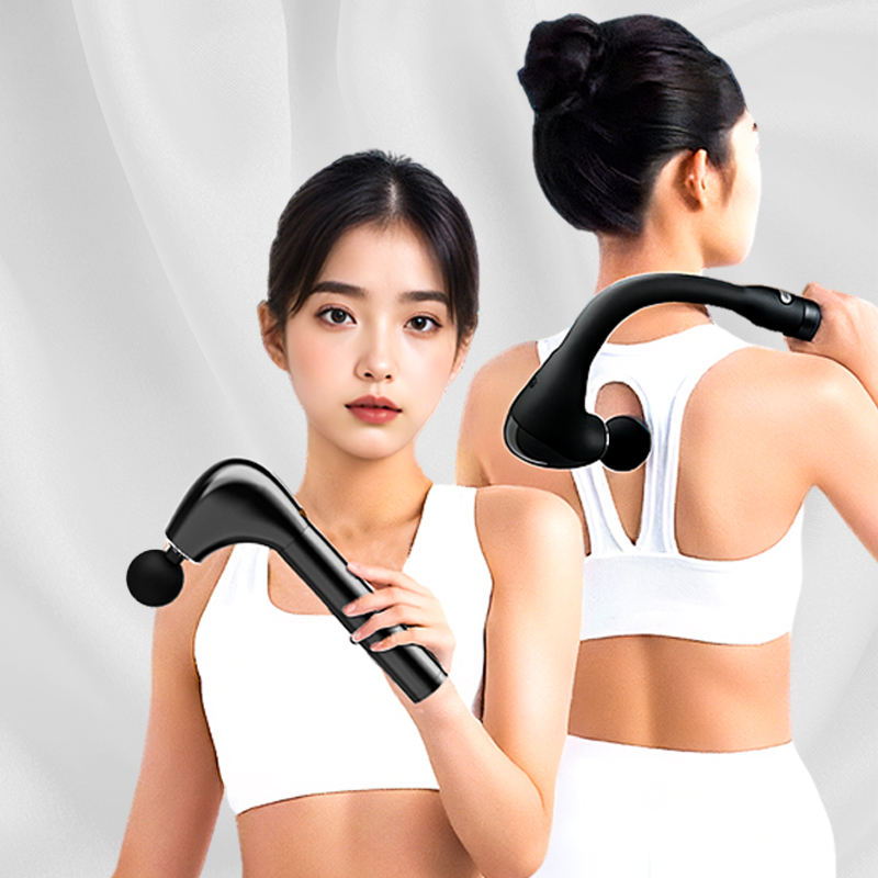 Handheld Muscle Therapy Fascia Massage Gun Electric Detachable Deep Tissue Health Massage Hook Gun With BLDC Brushless Motor