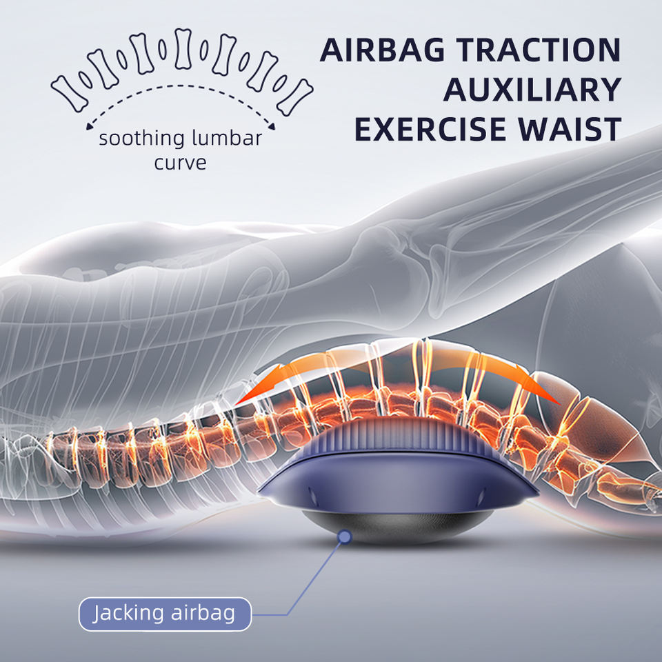 Intelligent Therapy Device Traction Device Lumbar Spine Intervertebral Disc Heating Moxibustion Waist Massager