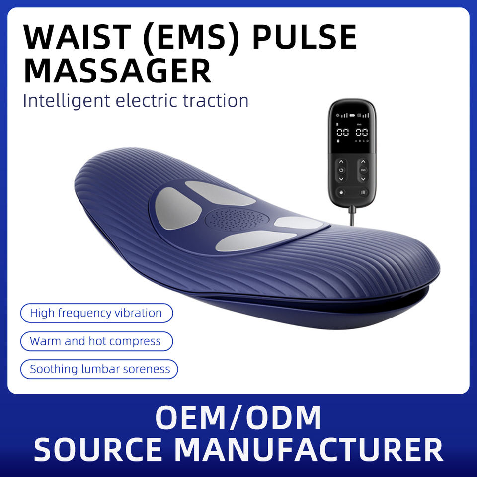 Intelligent Therapy Device Traction Device Lumbar Spine Intervertebral Disc Heating Moxibustion Waist Massager