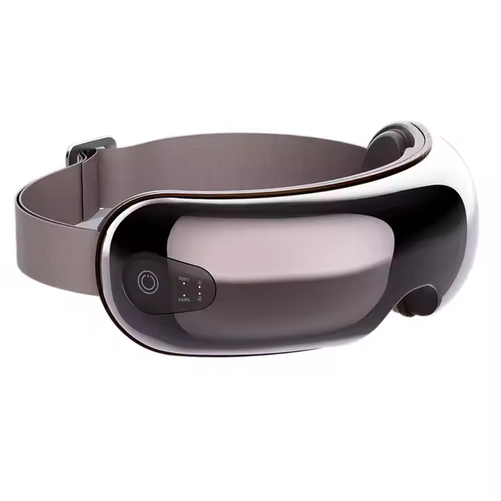 Smart Eye Massager with Air Pressure Heat Vibration and Music for Eye Strain Relief & Face Relaxation Digital Eye Mask