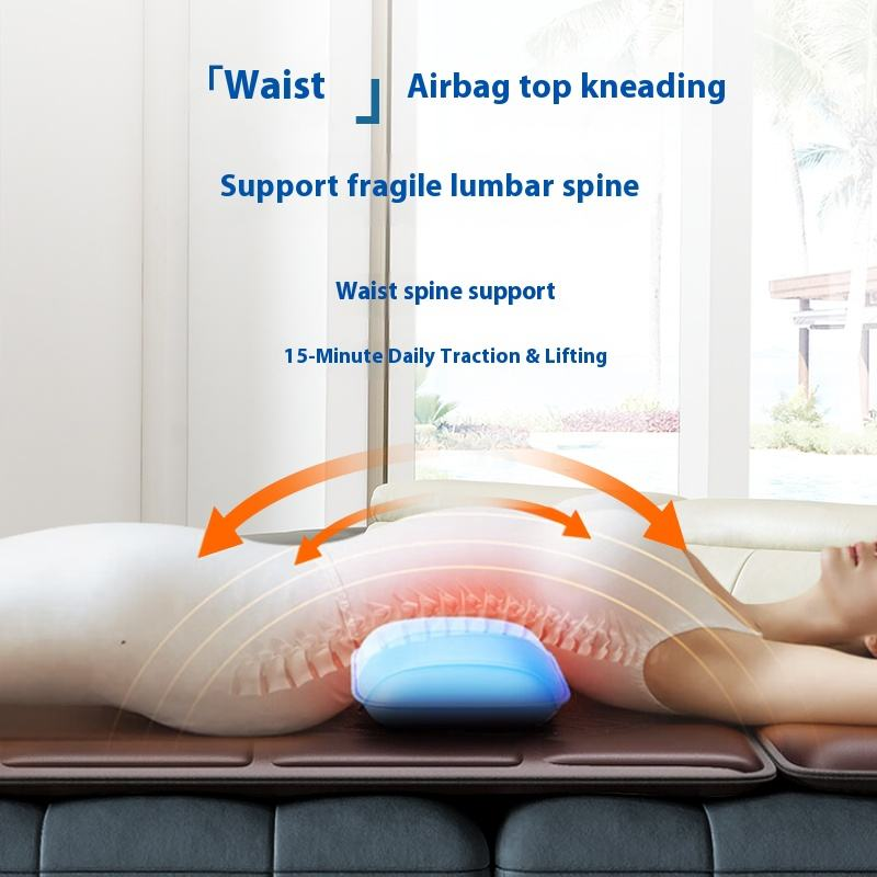 Electric Massage Mattress Full Body Shiatsu Vibrating Heating Massage Mat for Relaxing Massager