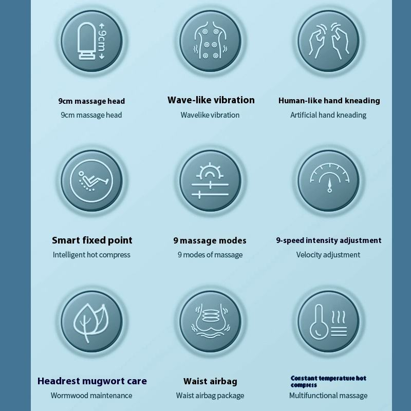 Electric Massage Mattress Full Body Shiatsu Vibrating Heating Massage Mat for Relaxing Massager