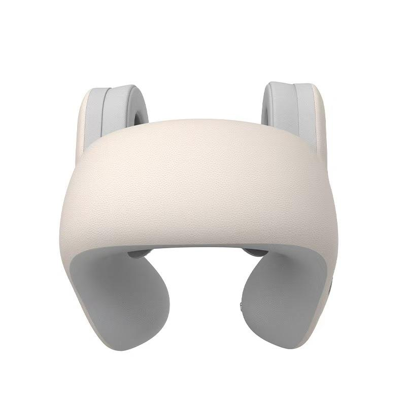 Noise-Cancelling U-shaped Vibration Pillow Bluetooth Enabled Pain Relief Neck & Back & Shoulder Massager Heat Feature for Travel