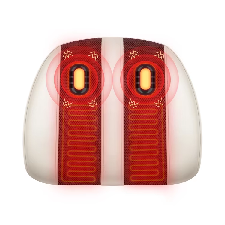 Wholesale Electric Heating Infrared Physiotherapy 3D Kneading Body Neck Pressure Activated Relaxation Customized Color Massager