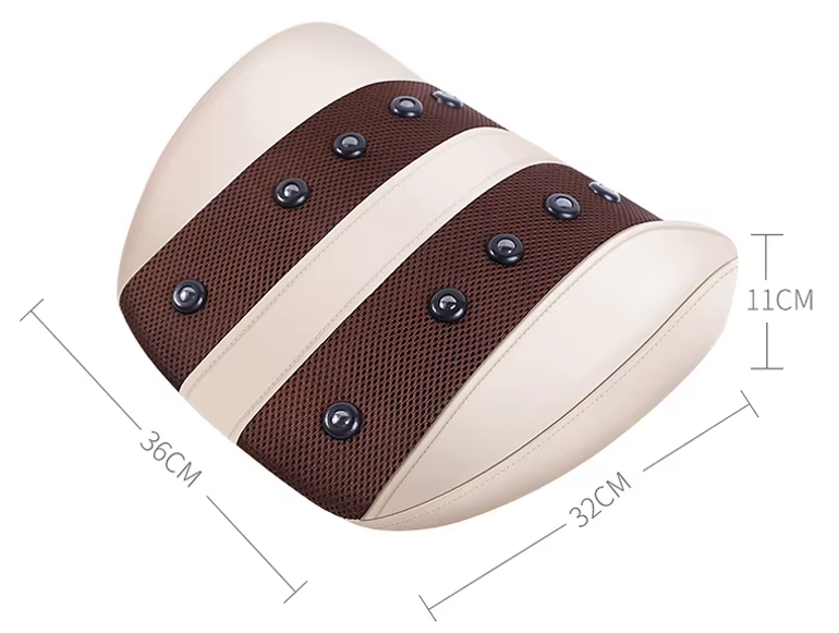 Wholesale Electric Heating Infrared Physiotherapy 3D Kneading Body Neck Pressure Activated Relaxation Customized Color Massager