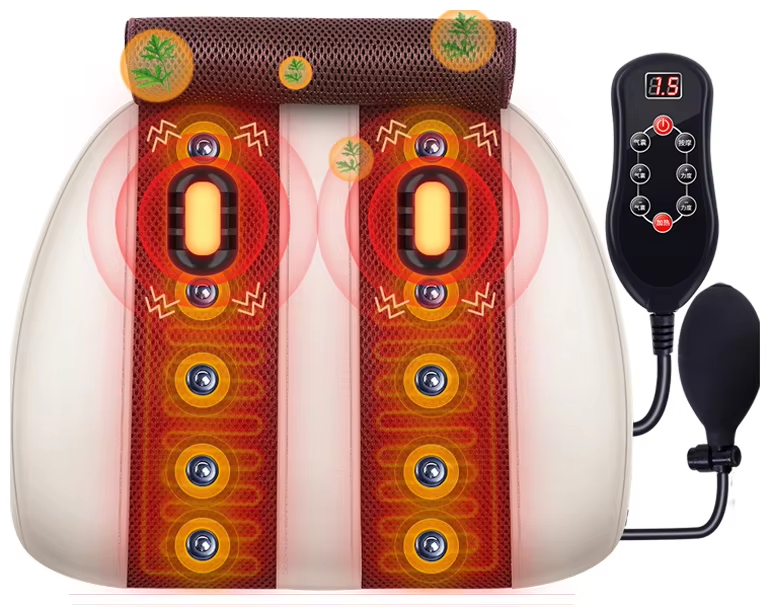 Wholesale Electric Heating Infrared Physiotherapy 3D Kneading Body Neck Pressure Activated Relaxation Customized Color Massager