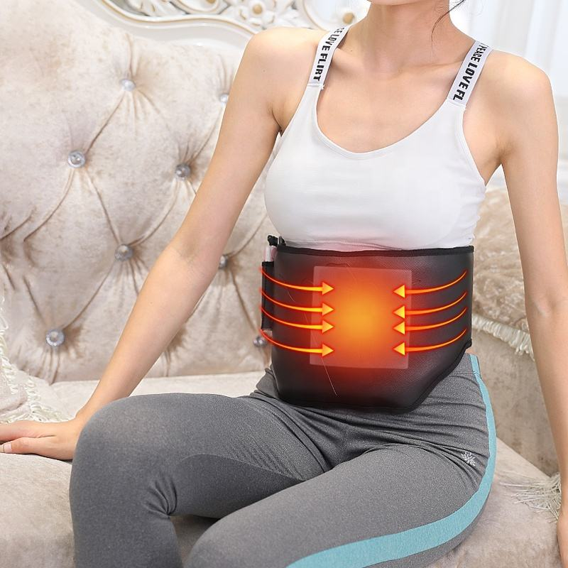 Hot Sale Menstrual Therapy Heating Massage Belt Warm Waist Belt for Women's Period Pain Relief Body Application